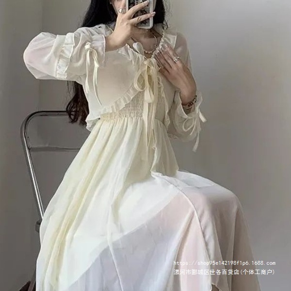 Ethereal chiffon sun protection cardigan for women, new summer style, thin, perfect for pairing with suspender dresses, shawl, short jacket/cover-up.