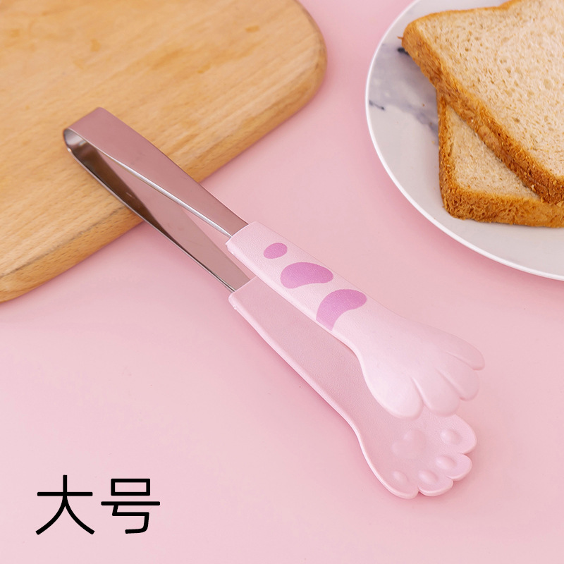 Lindo dibujos animados cocina garra de gato clip de alimentos de acero inoxidable clip de ensalada clip de barbacoa para hornear