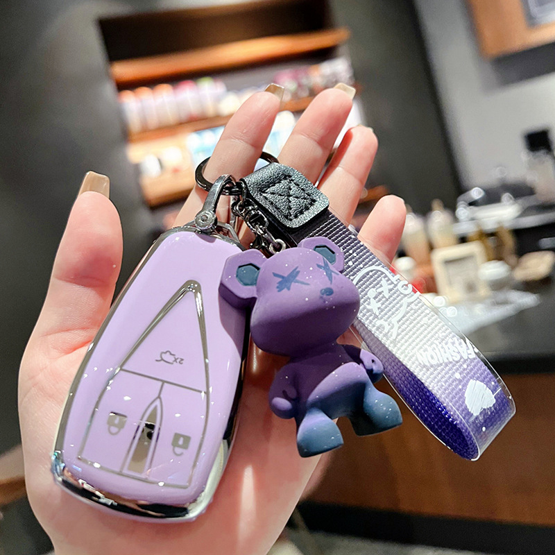 장안 C3 키 퍼플 + 퍼플 베어