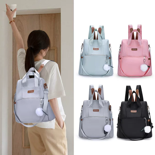 Women's backpack new fashion casual backpack multi-purpose large capacity handbag Oxford cloth travel shoulder bag