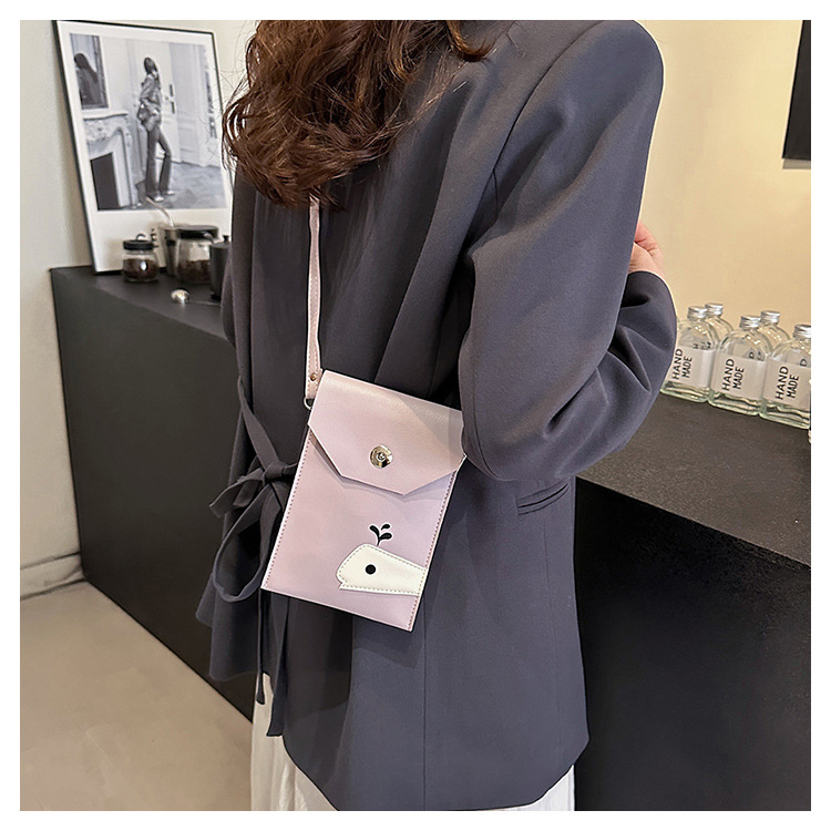 Women's Small Pu Leather Printing Streetwear Lock Clasp Shoulder Bag Crossbody Bag display picture 8