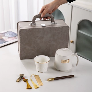办公杯公司伴手礼品星巴风铜章logo实用商务活动节庆礼盒套装