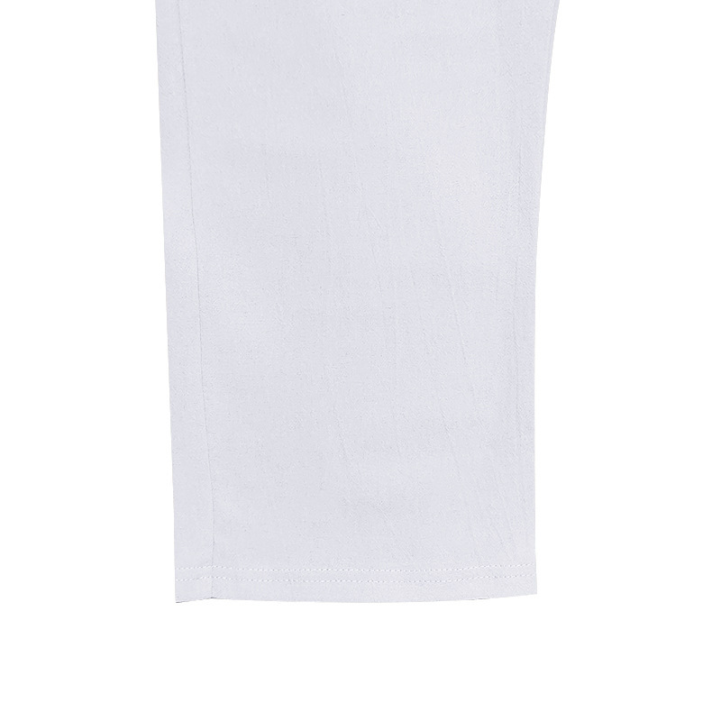 Men's Clothing Men's Business Casual Suit Summer Simple Shirt Short Sleeved Linen Trousers For Formal & Casual_viptrois.com