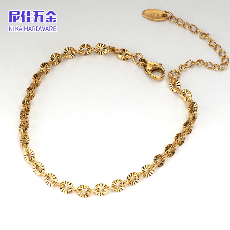 Collar femenino de acero inoxidable 316, cadena de labios minimalista, estilo moderno y versátil