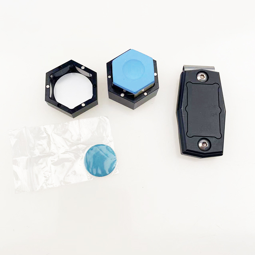 Caja de chocolate hexagonal W32H25 + clip de chocolate con forma de mesa de bolas