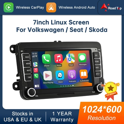 7inch Carplay Car Multimedia Display Screen Is Suitable for Volkswagen, Seat, and Skoda from 2003-2015