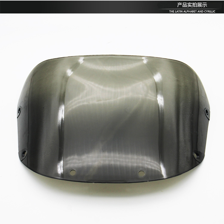 Suzuki GS125 capó deflector cuchillo de motocicleta vidrio deflector parabrisas campana de luz de plástico