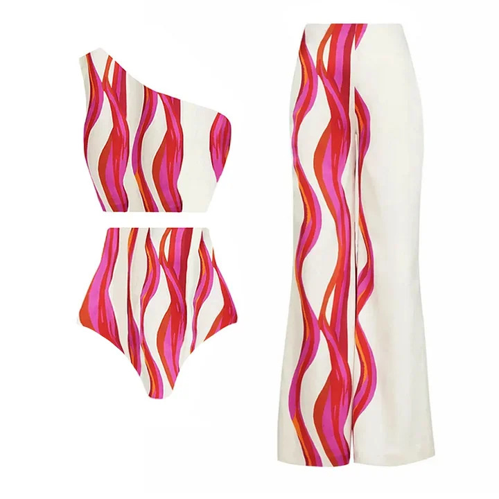 192g Weight Sleeveless Sleeve Length Polyester Fabric Type Regular Top Length Bodysuit Tops Type Beach Occasion Halter Neck Neckline Skinny Fit Type Stripe Pattern Women's Gender Sexy Style Women's Sexy Stripe One Piece Swimwear 9