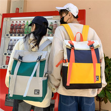 大容量书包男潮牌街拍高中大学生双肩包韩版洋气男士休闲旅行背包