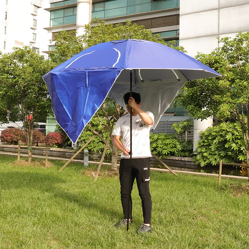 沙滩露营防晒伞钓鱼抗风雨伞户外中型遮阳伞天幕太阳伞地插钓鱼伞