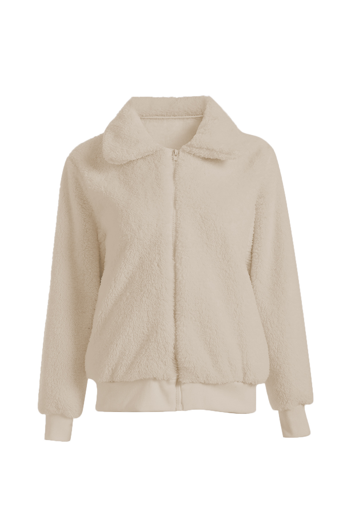 Women's Clothing Warm Velvet Teddy, Women's Woolen Coat Tops_voghion.com