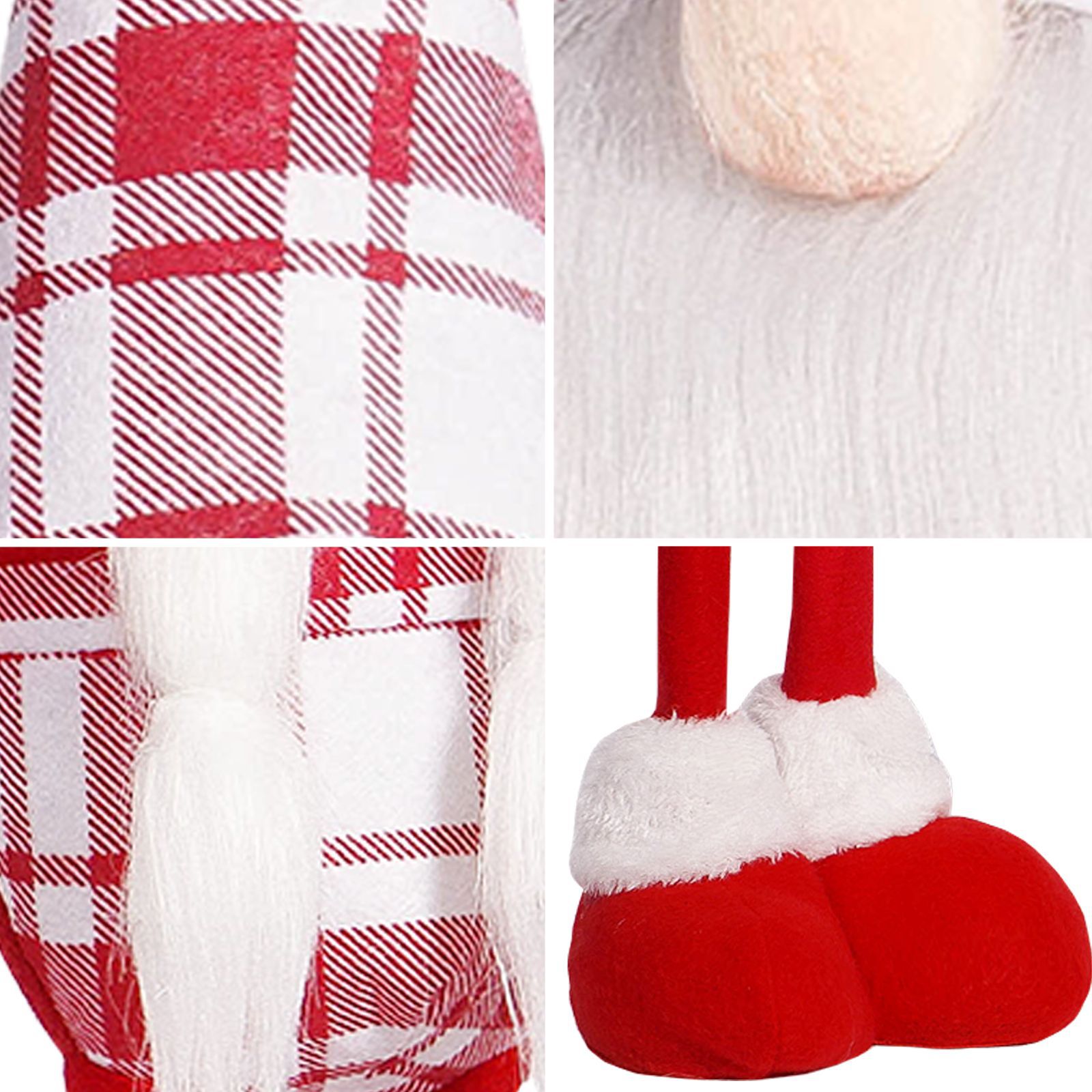 Navidad transfronteriza muñeca roja sin cara enana muñeca de pie adorable creativa Rudolf decoraciones