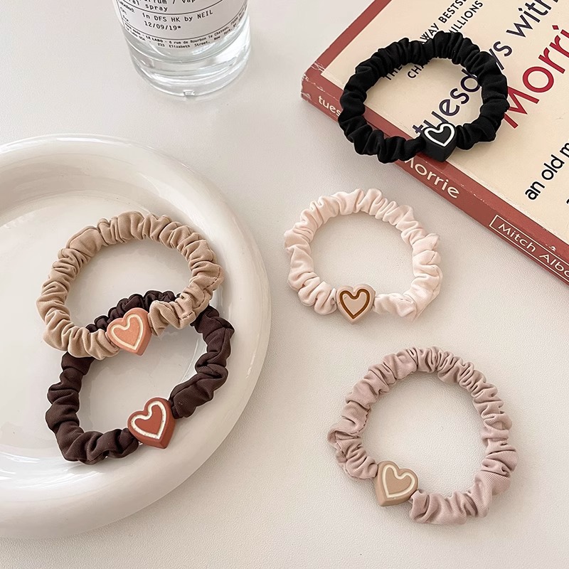 Temperamento simple atado cabello de cabello, adornamiento de cabello de alta elasticidad, banda de goma duradera 2025, nuevo tipo de cuero de cabello no dañado