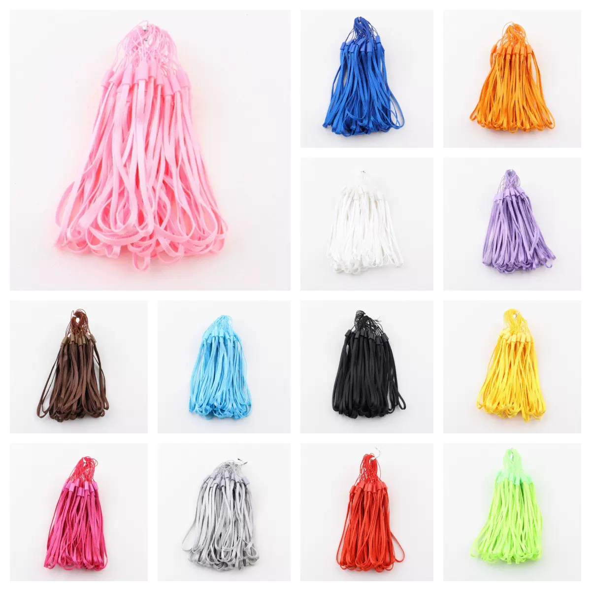 松子绳自拍杆手机手电筒挂绳手机饰品水杯挂绳多功能挂绳DIY短绳