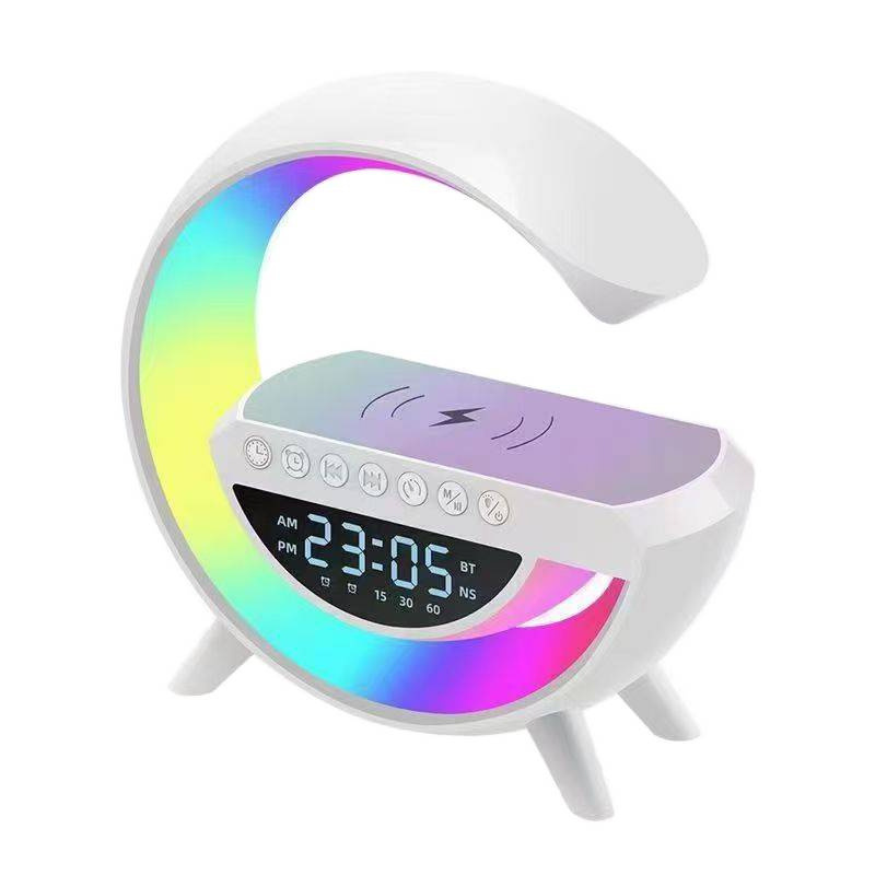 Gran miniG3401 transfronterizo nuevo pequeño G altavoz Bluetooth inalámbrico reloj de alarma luz de atmósfera altavoz Bluetooth multifuncional