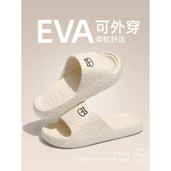 女性用サイレントスリッパ夏屋内ホームサイレントホームバスルームバスノンスリップ厚底EVAスリッパ男性用
