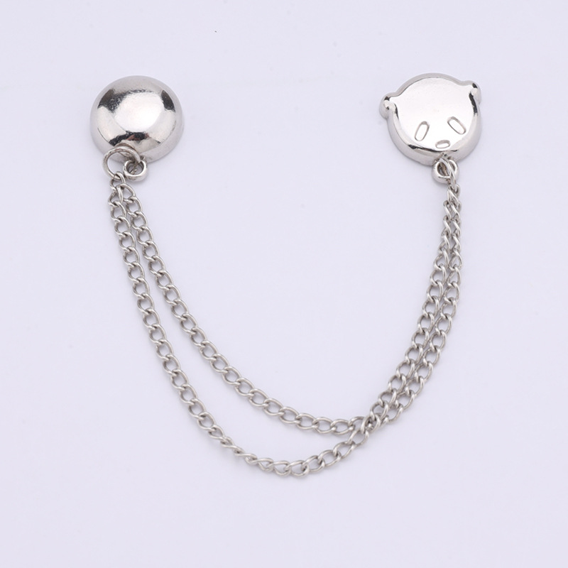 チェーンの磁気はズボンの足を引きずることを防ぎます。金属の磁気は袖口を固定します。