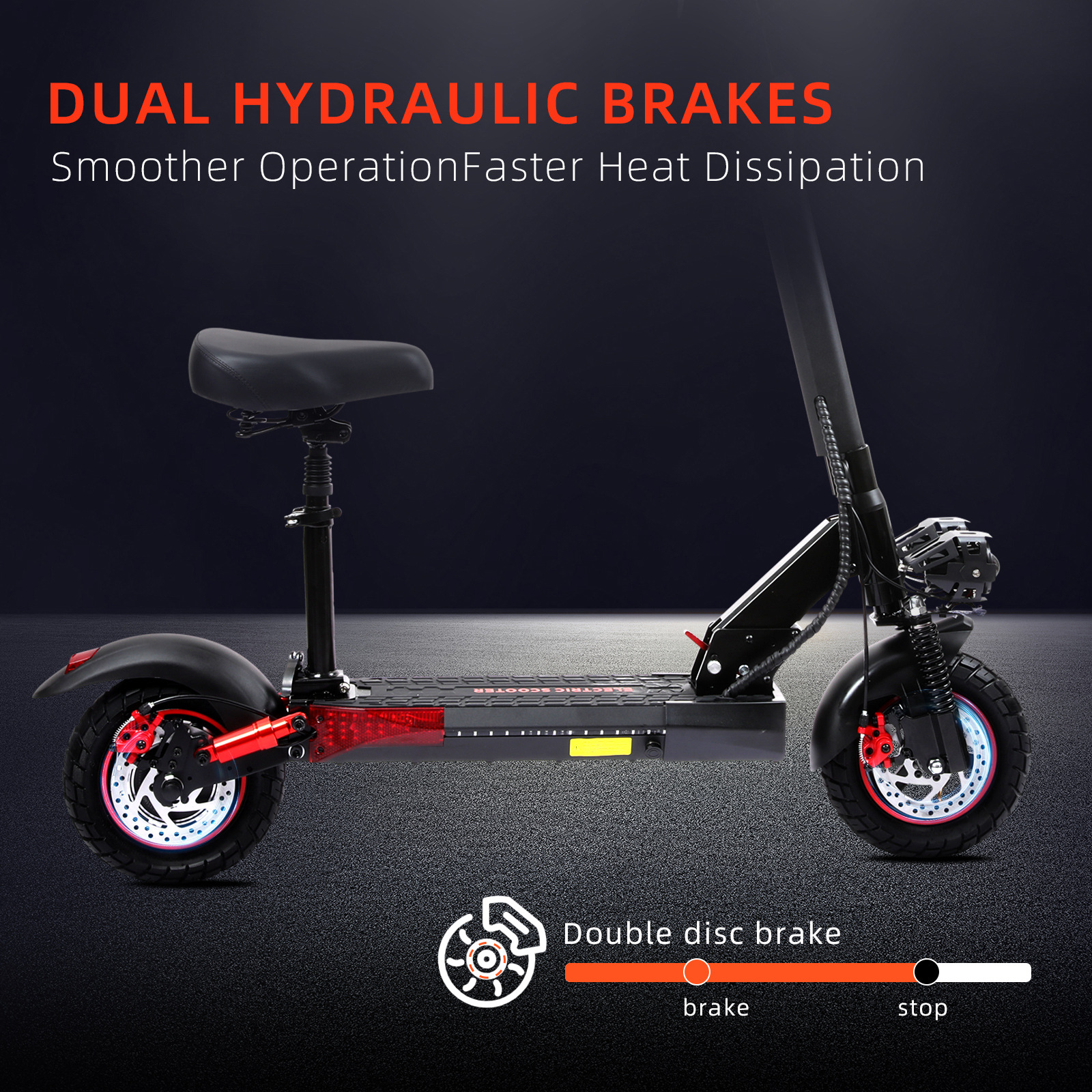 Overseas New Model 10inch Adult Electric Scooter Portable Foldable Outdoor Electric Vehicle
