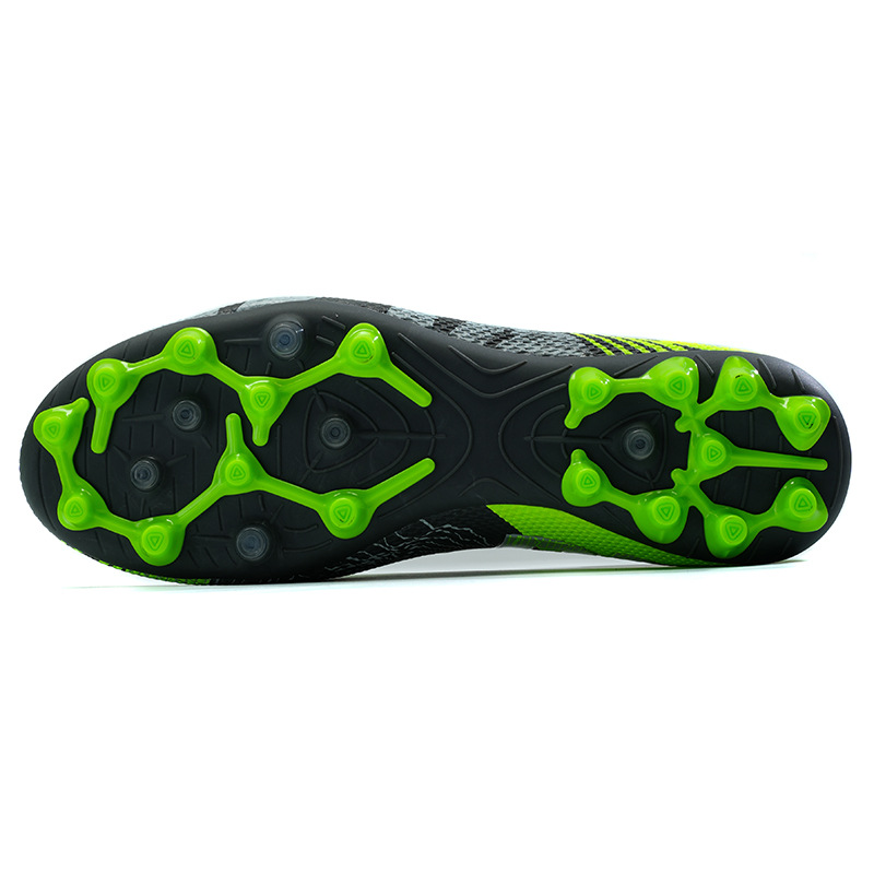 ShoeGlobe Cross-Border New Men And Women Students Long High-Top Broken Spikes Grass Training Football Shoes For Teenagers In Stock_voghion.com