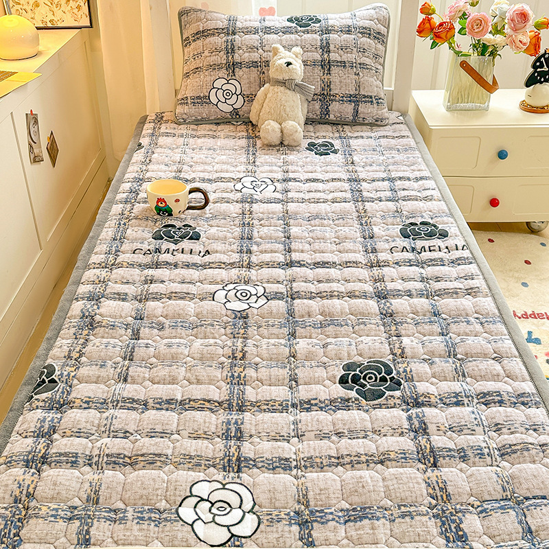 A clase madre y niño grados colchón de tercife de leche grueso casero cama de tatami cubierta dormitorio colchón de siesta plegable individual al por mayor