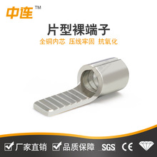 DBN片形裸接线端子 1.25-14片形预绝缘紫铜端头冷压空开端子插针