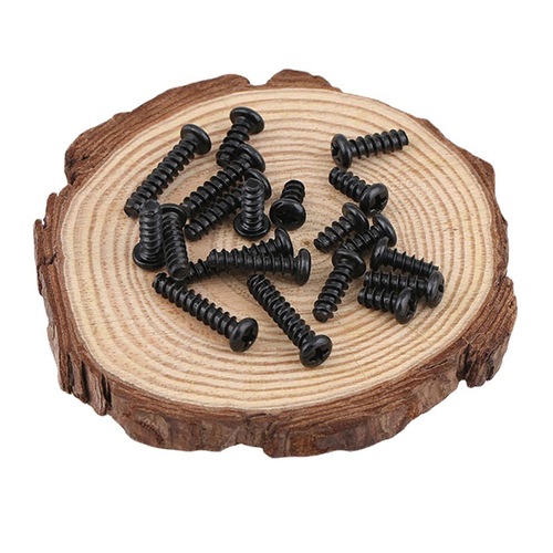 Black carbon steel PB round head cross tail self-tapping electronic small screw flat head cross tail self-tapping screw M2M3M4M5