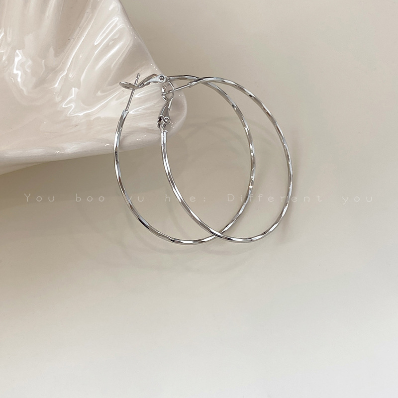 2934 스파클링 [실버 5cm] 페어