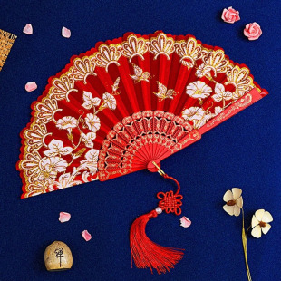 S 36864 Ancient-Style Performance Photo Fan ���L���ݔzӰ����