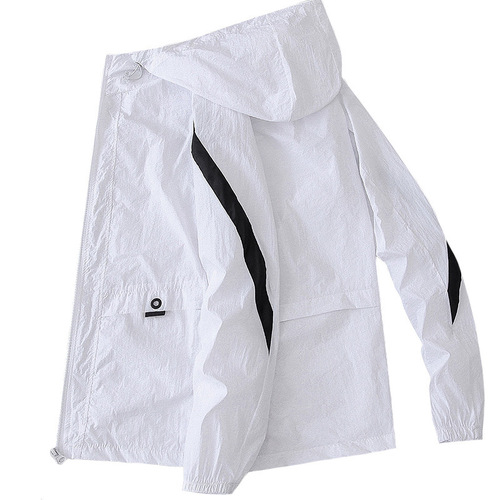 Summer men's clothing jacket UV protection skin-friendly ultra-thin ice silk breathable outdoor fishing suit wholesale