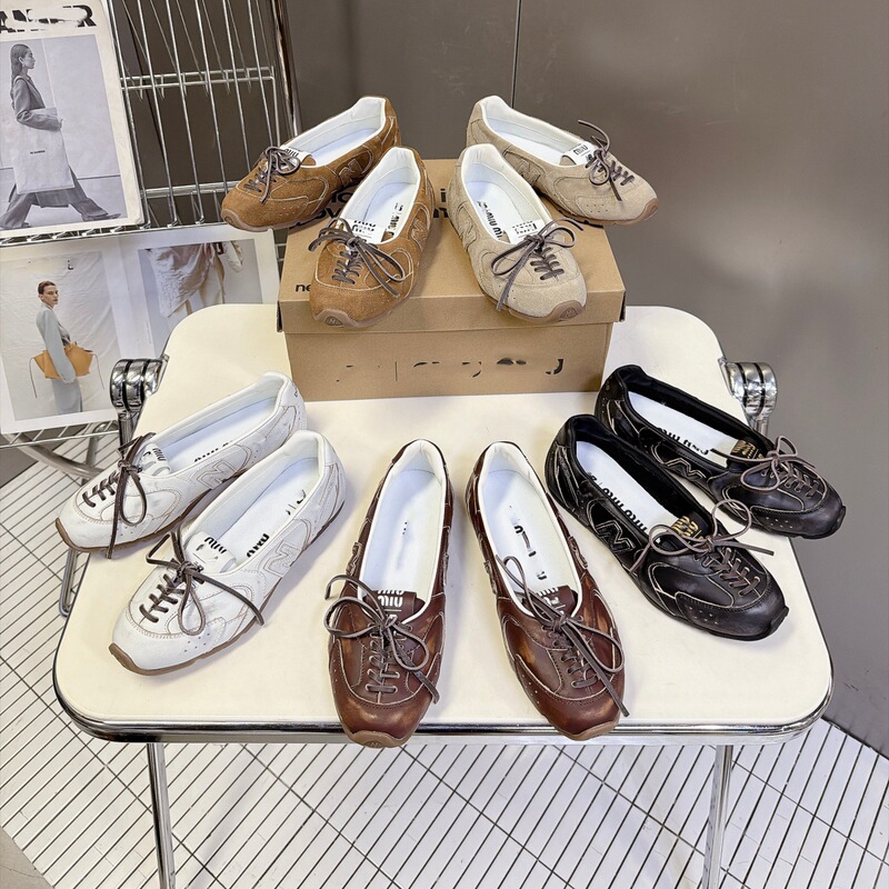 Correct version of the co-branded flat ballet lace-up shoes for women, soft-soled casual slip-on Mary Jane shoes Correct version of the co-branded flat ballet lace-up shoes for women, soft-soled casual slip-on Mary Jane shoes