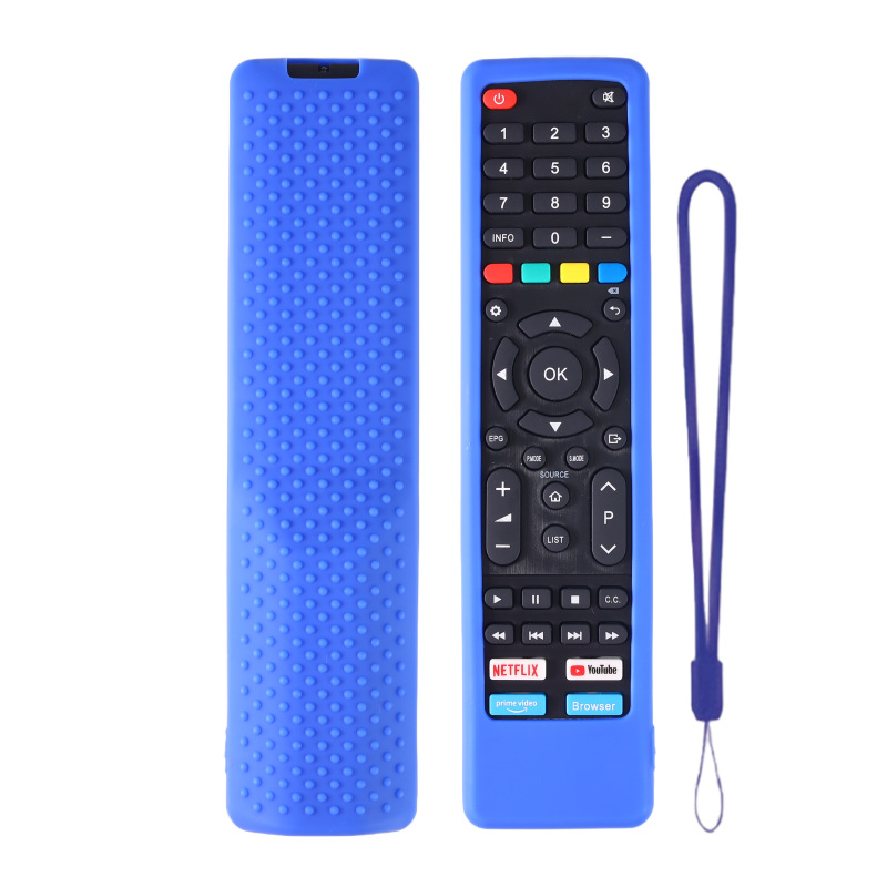 Aplicable a REMOTE AIWA TV comercio exterior Inglés control remoto cubierta de silicona cubierta de silicona gruesa contra caídas cubierta de silicona image 8