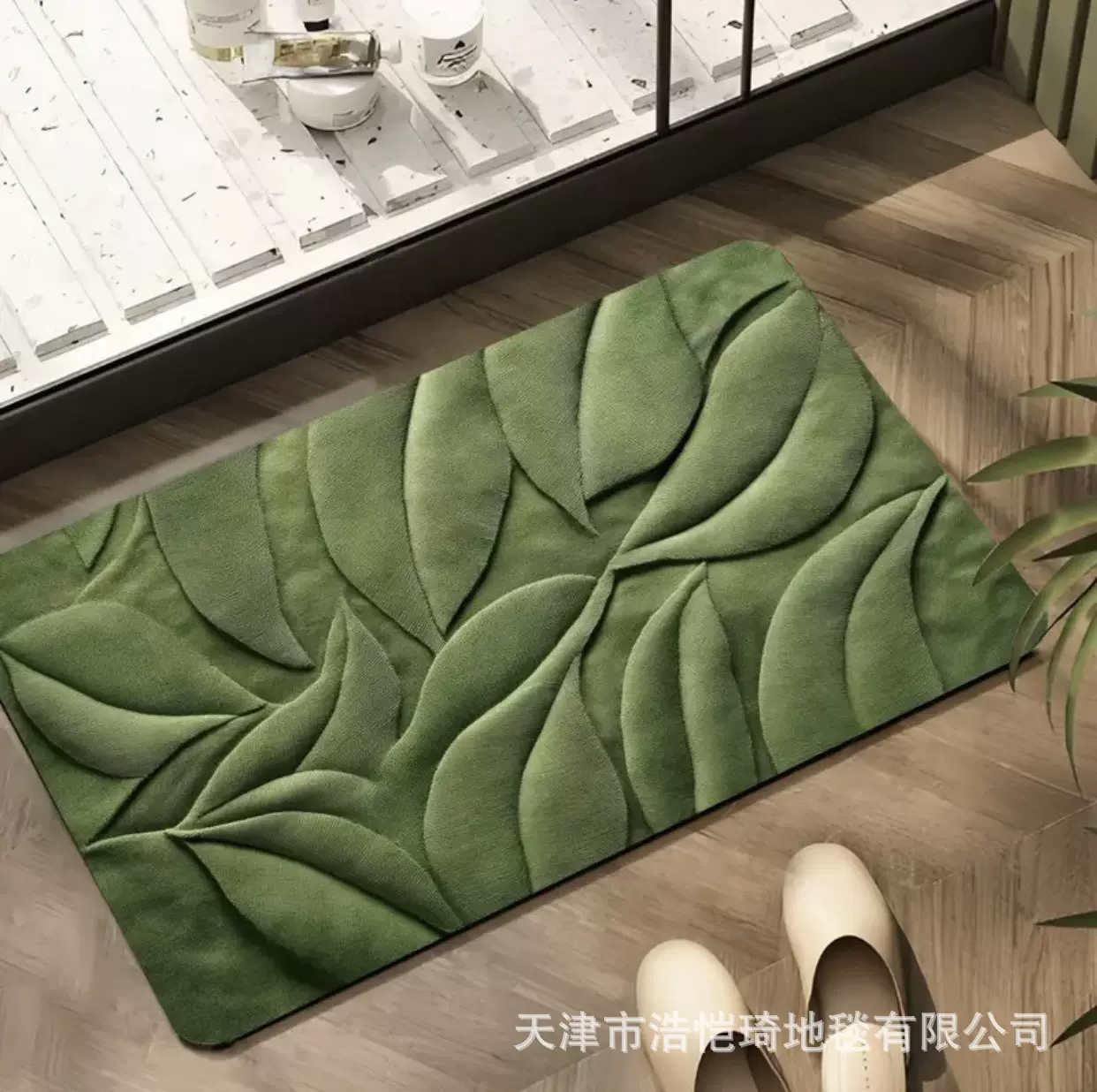 轻奢现代家用进门口地垫入户门垫防滑脚垫子门厅客厅踩脚地毯地毯