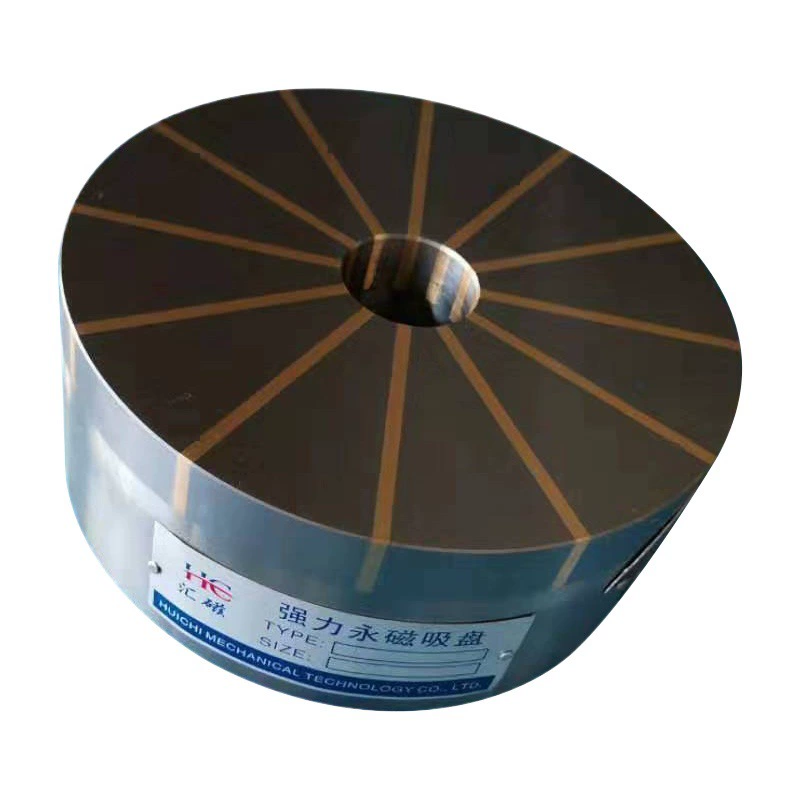 Circular pole permanent magnet absorption inner and outer round -grinding suction cup lathes CNC cars disk