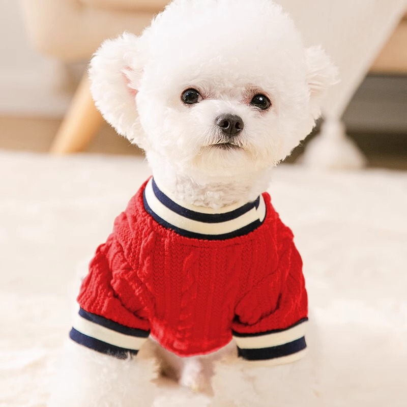 Spring twist pet sweater Teddy puppy clothes small dog Bear Bomei French bucket Corgi thick autumn and winter clothing