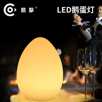 跨境亚马逊LED大鹅蛋灯鸡蛋形庭院草坪灯创意装饰灯遥控16色发光|ru