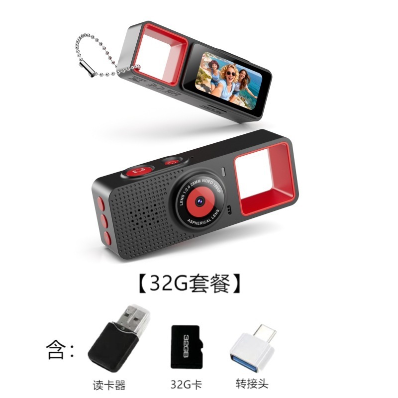 Mini Cámara de Pulgar Deportiva para Niños G22 de ABS con Video y Filtros