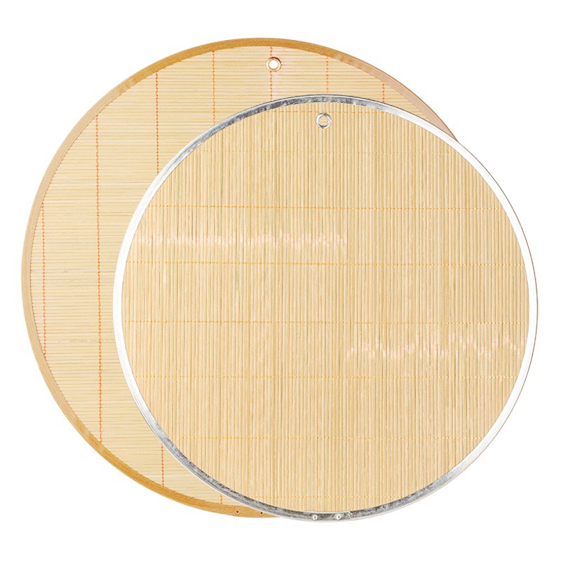 Dumpling Tray Cover Curtain, Dumpling Curtain, Dumpling Grate, Dumpling Placement Plate, Household Pot Cover Pad, Bamboo Woven Dustpan
