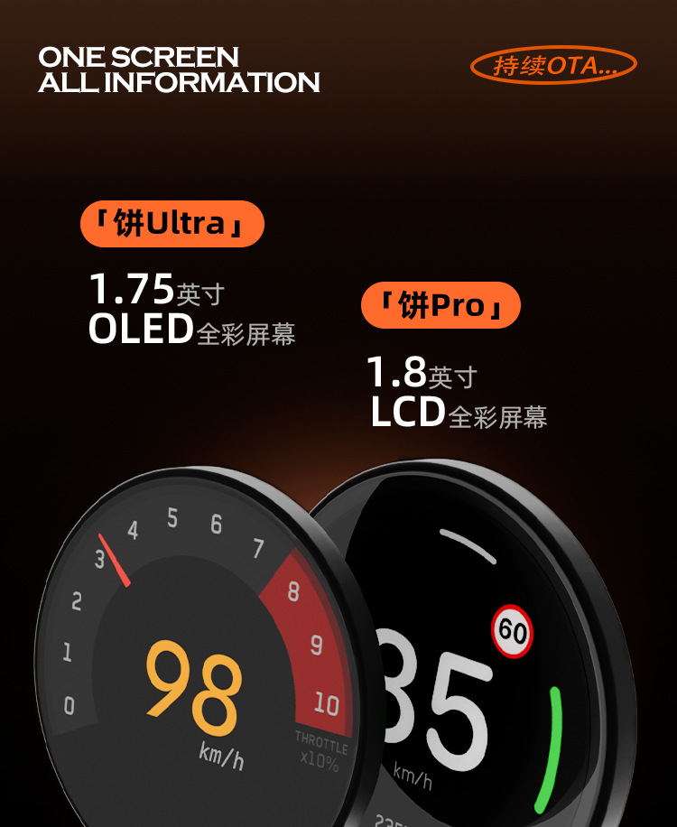 Tita Car Air Code Meter Wireless Magnetic Suction Type Is Suitable for Tesla's New Version Car Dashboard Display