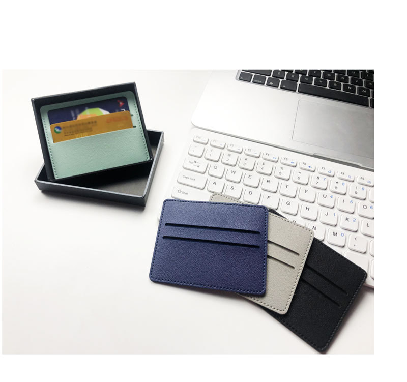 15g Weight Polyester Lining Material Open Closure Type Card Holder Bags Type 1 Piece Quantity Street Occasion Pu Leather Material Solid Color Pattern All Seasons Season Unisex Gender Simple Style Style Unisex Solid Color Pu Leather Open Card Holders