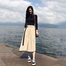 长袖法式复古桔梗初恋超仙女森系连衣裙子泫雅风两件套装女