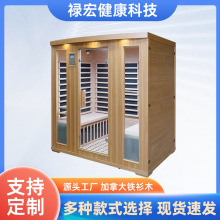 供应四人远红外线频谱桑拿房美容院光波房汗蒸房蒸汽桑拿浴箱热疗