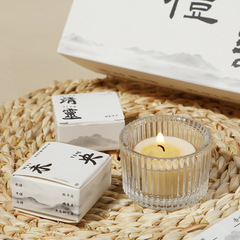 Wholesale Custom Creative Gift Box Soy Wax Aroma Candle with Poetic Scent, Christmas Fragrance Gift