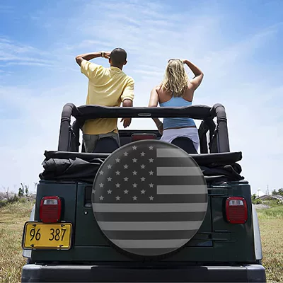 Jeep Wrangler Sahara Hummer: Spare wheel cover