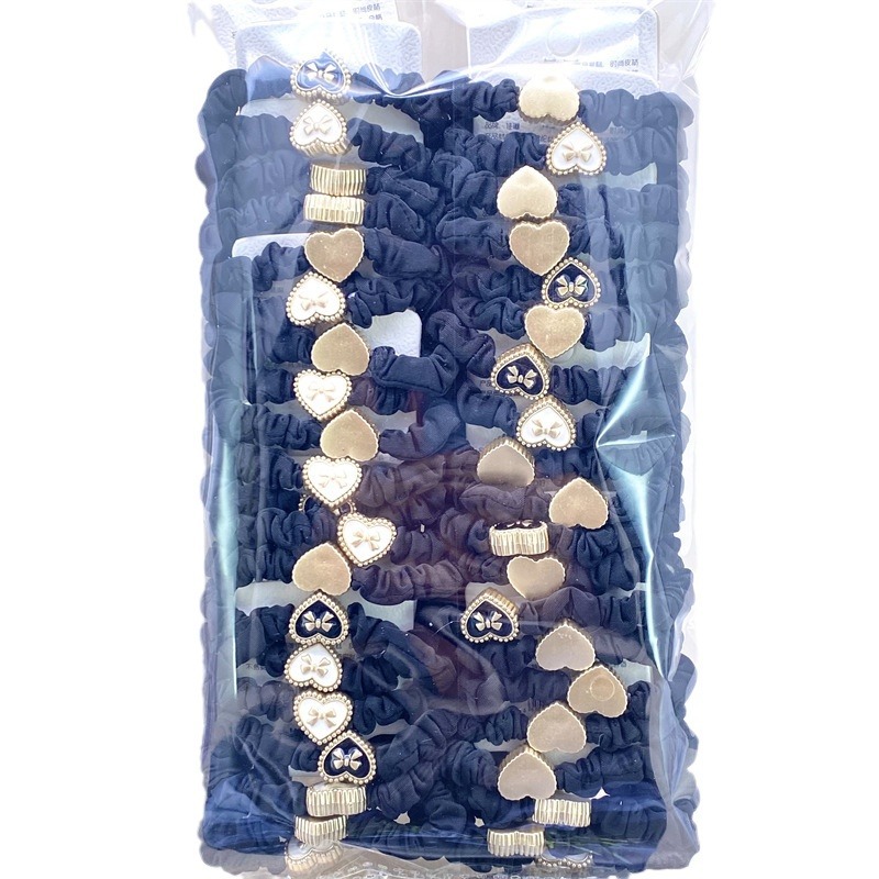 Tarjeta Diamond Ball intestino grueso lazo para el cabello de las mujeres banda para el cabello cuerda para el cabello banda de goma tienda física dos yuanes tienda accesorios para el cabello accesorios para la cabeza al por mayor