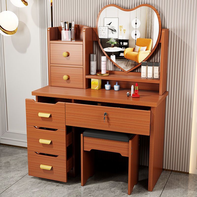 Tocador, dormitorio, apartamento pequeño, mini simple, montaje y almacenamiento simples, mesa económica de celebridades de Internet, tocador, comercio exterior