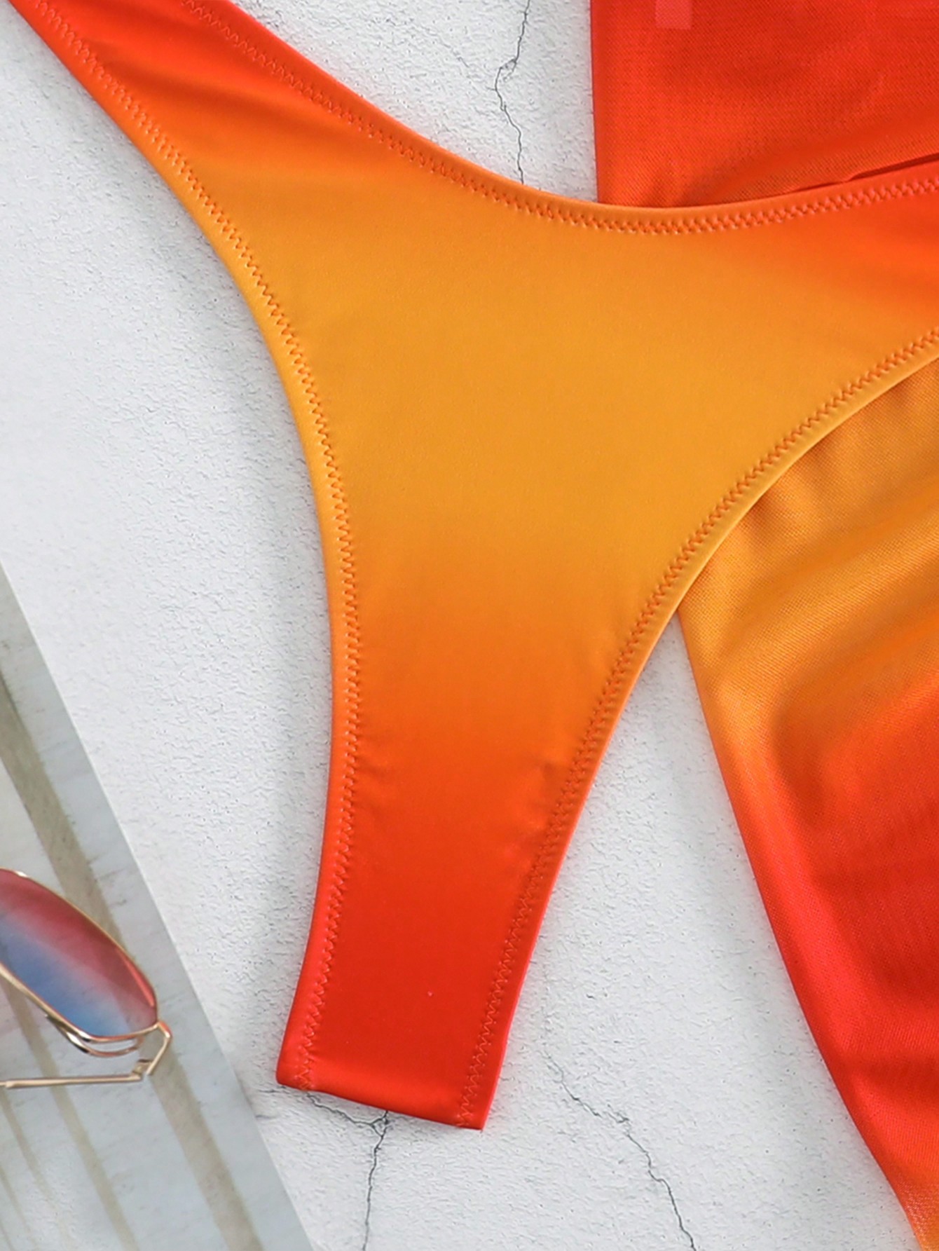 Women's Vacation Gradient Color 3 Pieces Set Bikinis Swimwear display picture 8