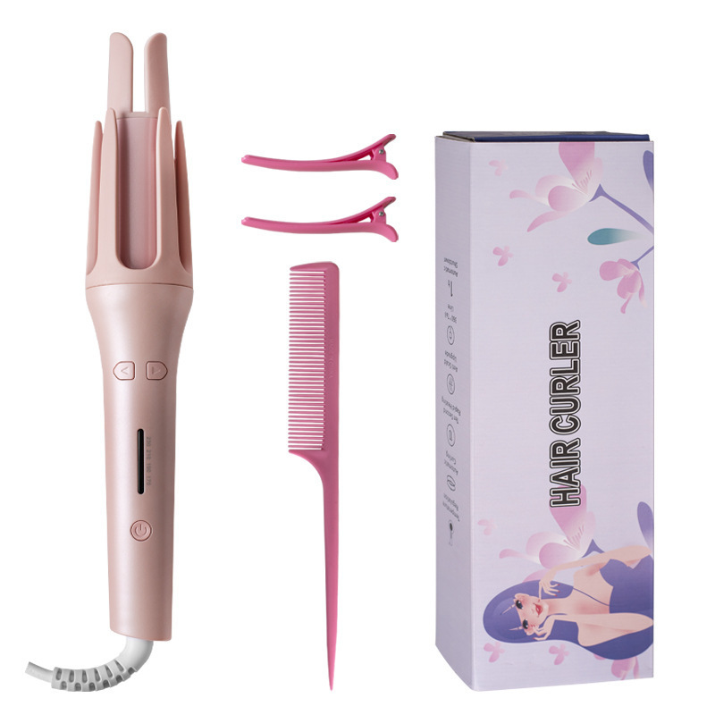 スマートヘアアイロン、全自動ハンドヘルドマイナスイオンヘアアイロン、マイナスイオン32MMビッグウェーブ、越境販売|undefined