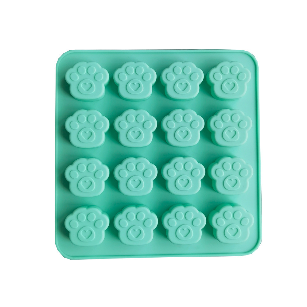 16 garras de gato 145 molde de silicona pastel helado pudín molde de postre jabón utensilios