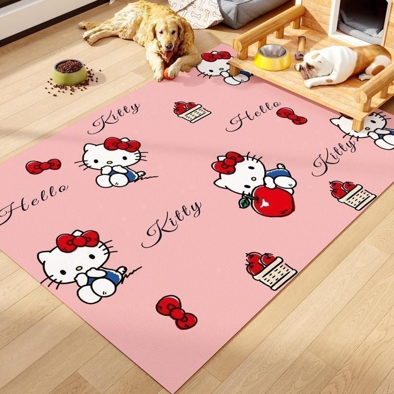 New pet feeding mat made of waterproof leather, urine-resistant and dirt-proof carpet, special non-slip floor mat for dogs and cats