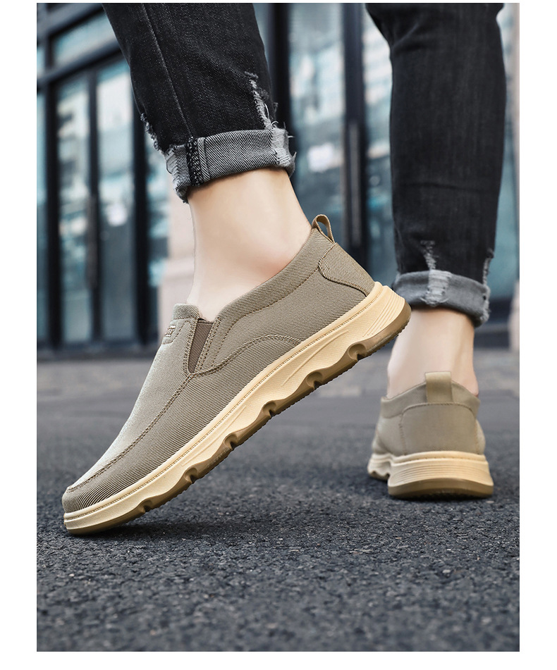Shoes Men's New Single Shoes British Style Doudou Shoes Dad Shoes One Pedal Casual Sports Shoes_voghion.com